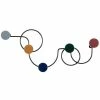 Maisons Du Monde Portemanteaux Et Patères Patère 5 Crochets En Métal Noir Et Multicolores -Meubles d'appoint Soldes patere 5 crochets en metal noir et multicolores 1000 12 12 227234 1