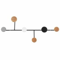 Maisons Du Monde Portemanteaux Et Patères Patère 6 Crochets En Hêtre Et Hévéa