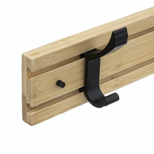 Five Simply Smart Portemanteaux Et Patères Patère Bambou 4 Têtes Coulissantes 4 Five Simply Smart Portemanteaux Et Patères Patère Bambou 4 Têtes Coulissantes – Image 2