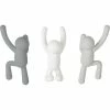 Umbra Portemanteaux Et Patères Patère Bonhomme Buddy (lot De 3) Gris - Blanc -Meubles d'appoint Soldes patere bonhomme buddy lot de 3 gris blanc