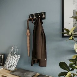 Potiron Paris Portemanteaux Et Patères Patère En Bois Et Métal Noir Et Or 9 Potiron Paris Portemanteaux Et Patères Patère En Bois Et Métal Noir Et Or -Meubles d'appoint Soldes patere en bois et metal noir et or 1