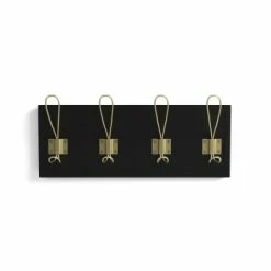 Potiron Paris Portemanteaux Et Patères Patère En Bois Et Métal Noir Et Or 13 Potiron Paris Portemanteaux Et Patères Patère En Bois Et Métal Noir Et Or -Meubles d'appoint Soldes patere en bois et metal noir et or 4