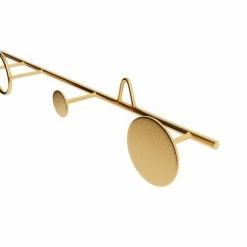 Potiron Paris Portemanteaux Et Patères Patère En Métal Or, 5 Crochets -Meubles d'appoint Soldes patere en metal or 5 crochets 2