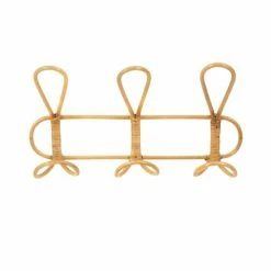 Nouveaux produits -Meubles d'appoint Soldes patere en rotin 45 x 10 x h 25 cm 1