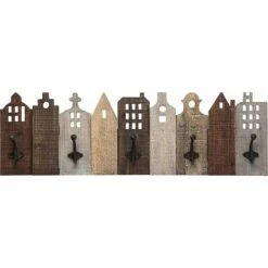 Kare Design Portemanteaux Et Patères Patère Maisons Cinq Crochets En Sapin