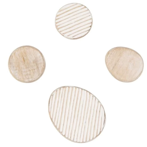 Maisons Du Monde Portemanteaux Et Patères Patères Blanches Et Beiges (x4) 3 Maisons Du Monde Portemanteaux Et Patères Patères Blanches Et Beiges (x4)