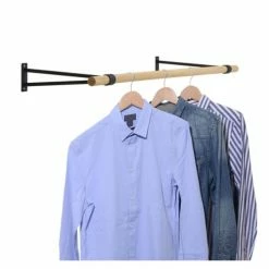 Mob In Valets De Nuits Et Portants Penderie Murale Suspendue Portant Mural En Chêne