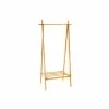 Wadiga Portemanteaux Et Patères Portant Vêtements Pliable En Bois De Pin Avec étagère - 76x46x150cm -Meubles d'appoint Soldes portant vetements pliable en bois de pin avec etagere 76x46x150cm