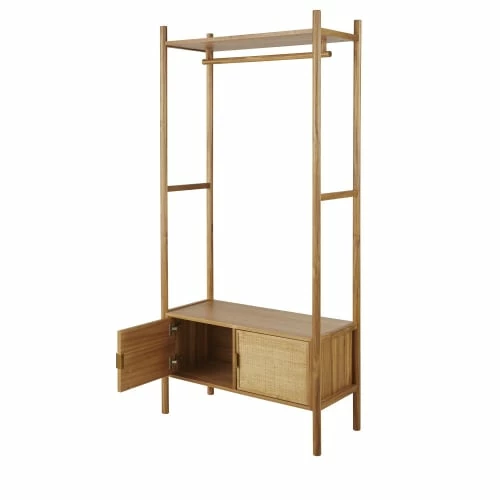 Maisons Du Monde Valets De Nuits Et Portants Portant Vintage 2 Portes Cannage En Rotin 3 Maisons Du Monde Valets De Nuits Et Portants Portant Vintage 2 Portes Cannage En Rotin – Image 2