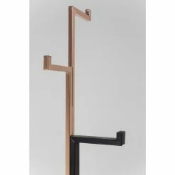 Kare Design Portemanteaux Et Patères Porte-manteau 6 Crochets En Acier Noir Et Cuivré -Meubles d'appoint Soldes porte manteau 6 crochets en acier noir et cuivre 4