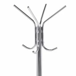 Beliani Portemanteaux Et Patères Porte-manteau Argenté -Meubles d'appoint Soldes porte manteau argente 2