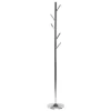 Beliani Portemanteaux Et Patères Porte-manteau Argenté En Chrome -Meubles d'appoint Soldes porte manteau argente en chrome