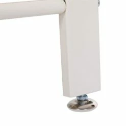 Calicosy Portemanteaux Et Patères Porte-manteau Blanc Avec étagères à Chaussures Et Crochets H183 Cm -Meubles d'appoint Soldes porte manteau blanc avec etageres a chaussures et crochets h183 cm 4