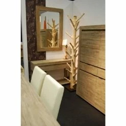 Zago Portemanteaux Et Patères Porte-manteau Bois Recyclé Blanchi De Mangrove -Meubles d'appoint Soldes porte manteau bois recycle blanchi de mangrove 1