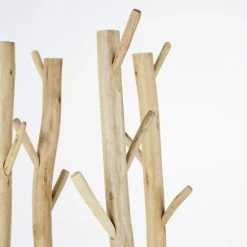 Nouveaux produits -Meubles d'appoint Soldes porte manteau effet branches d arbre coloris blanc et naturel 1000 1 13 210835 5