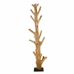 Nouveaux produits 1 Zago Portemanteaux Et Patères Porte-manteau En Bois Recyclé Foncé De Mangrove