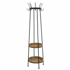 Nouveaux produits 23 Maisons Du Monde Portemanteaux Et Patères Porte-manteau En Métal Noir Et Manguier