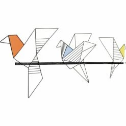 Kare Design Portemanteaux Et Patères Porte-manteau Oiseaux Origami En Acier L114 -Meubles d'appoint Soldes porte manteau oiseaux origami en acier l114 4