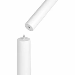 Calicosy Portemanteaux Et Patères Porte-manteau Sur Pied En Bois D'hévéa Blanc Avec 8 Crochets - H175 Cm -Meubles d'appoint Soldes porte manteau sur pied en bois d hevea blanc avec 8 crochets h175 cm 3