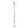 Maisons Du Monde Portemanteaux Et Patères Porte-manteau Tronc D'arbre En Eucalyptus Et Métal Blanc -Meubles d'appoint Soldes porte manteau tronc d arbre en eucalyptus et metal blanc 1000 15 37 146079 0