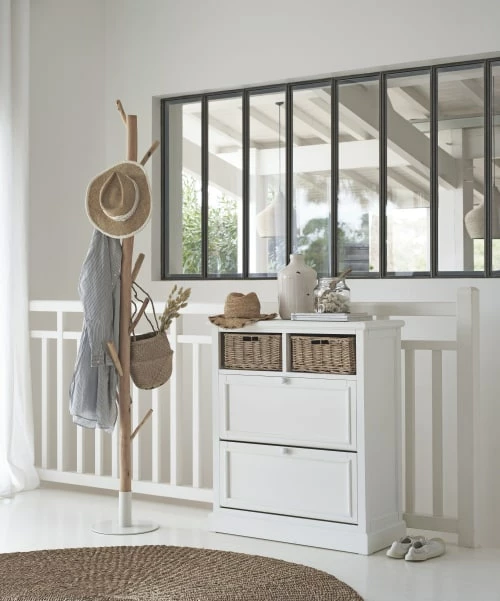 Maisons Du Monde Portemanteaux Et Patères Porte-manteau Tronc D'arbre En Eucalyptus Et Métal Blanc 4 Maisons Du Monde Portemanteaux Et Patères Porte-manteau Tronc D'arbre En Eucalyptus Et Métal Blanc – Image 2