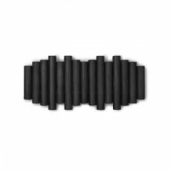 Umbra Portemanteaux Et Patères Porte Manteaux 5 Crochets Noir 38x17cm -Meubles d'appoint Soldes porte manteaux 5 crochets noir 38x17cm 3