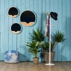 Zuiver Portemanteaux Et Patères Porte-manteaux Bois Et Blanc -Meubles d'appoint Soldes porte manteaux bois et blanc 3