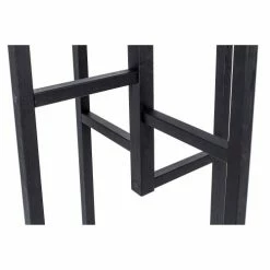 Woodman Portemanteaux Et Patères Porte-manteaux Design Bois Massif Noir -Meubles d'appoint Soldes porte manteaux design bois massif noir 3