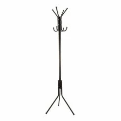 Decoratie Portemanteaux Et Patères Porte-manteaux En Métal 8 Tiges Noir