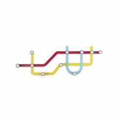 Umbra Portemanteaux Et Patères Porte Manteaux Métro Métal Multicolore
