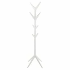 Meubles & Design Valets De Nuits Et Portants Porte Manteaux Moderne En Bois Blanc -Meubles d'appoint Soldes porte manteaux moderne en bois blanc 5