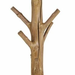 Maisons Du Monde Portemanteaux Et Patères Porte-manteaux Tronc D'arbre En Bois De Mangoustanier Brun Et Métal Noir