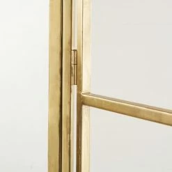 Nouveaux produits -Meubles d'appoint Soldes porte serviettes en metal dore avec miroir 1000 1 15 189517 2