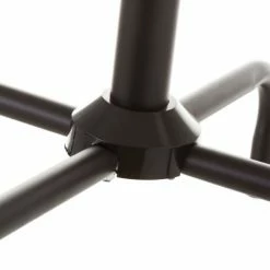 Wadiga Portemanteaux Et Patères Portemanteau Sur Pied Métal Noir H183cm -Meubles d'appoint Soldes portemanteau sur pied metal noir h183cm 3