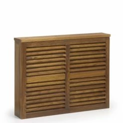 MOYCOR Paravents Tablette Radiateur En Bois De Mindi Marron L100
